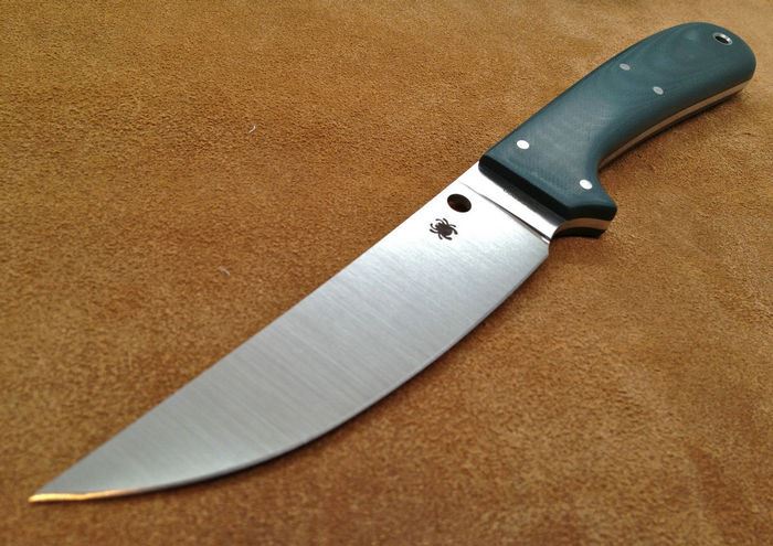 Spyderco Phil Wilson Southfork Fixed Blade Knife (4.8 S90V Satin) FB30GP